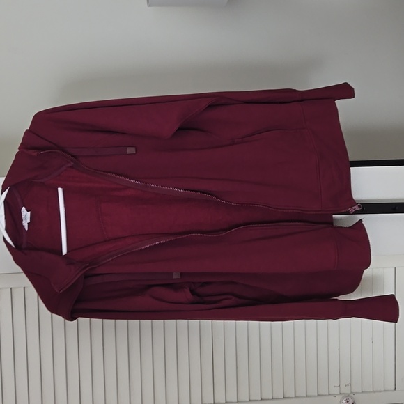 Danskin Maroon Zip-up Hoodie - Picture 4 of 7